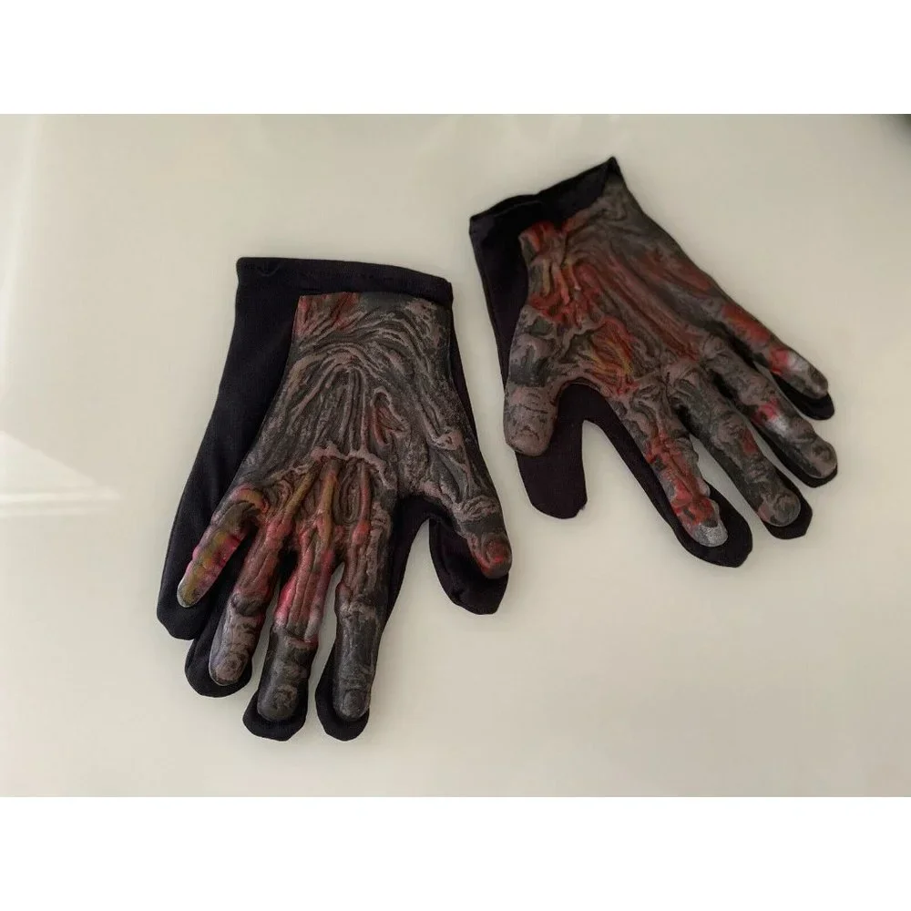 Costume Rotten‎ Walking Corpse Zombie Top Gloves Costume Kids Size M 8-10 NWOT